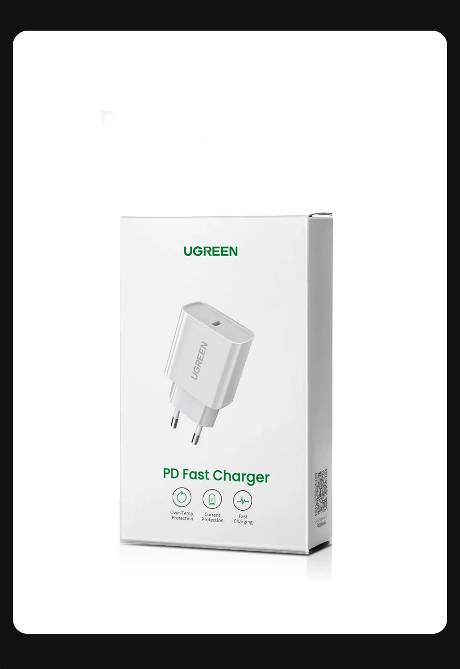 UGREEN Quick adapter charger 20W for iPhone 14 13 12