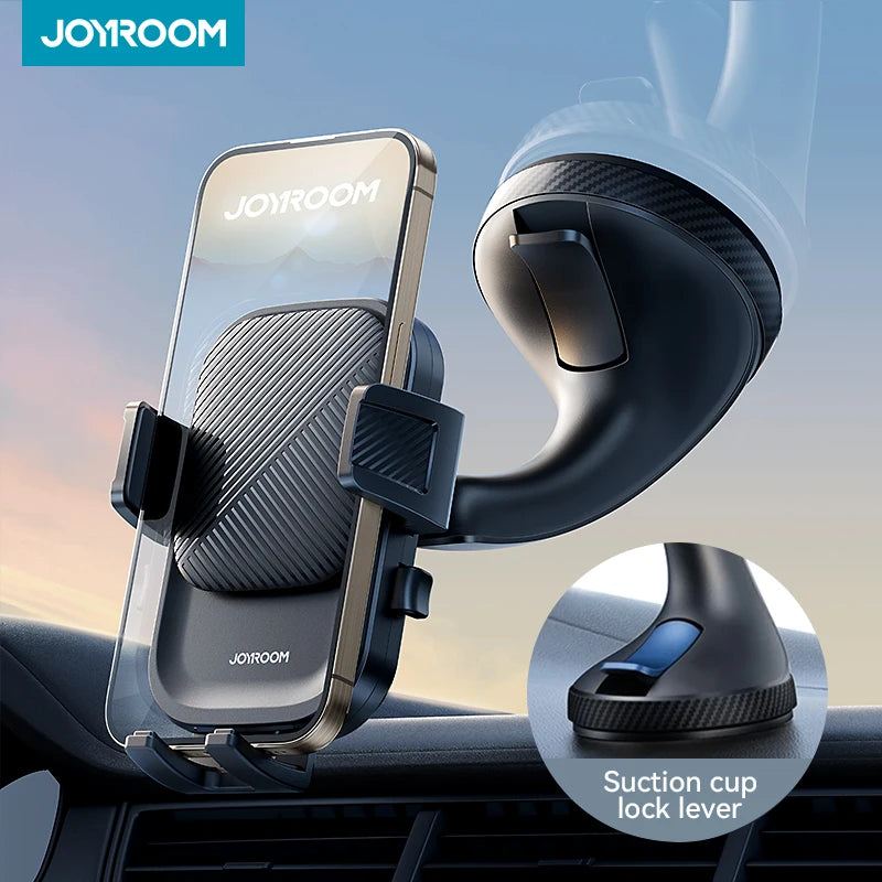 Joyroom Phone Holder Mount for Car Strong Suction Hands-Free Universal Cell Phone Mounts for Dashboard/Windshield 360° Rotation